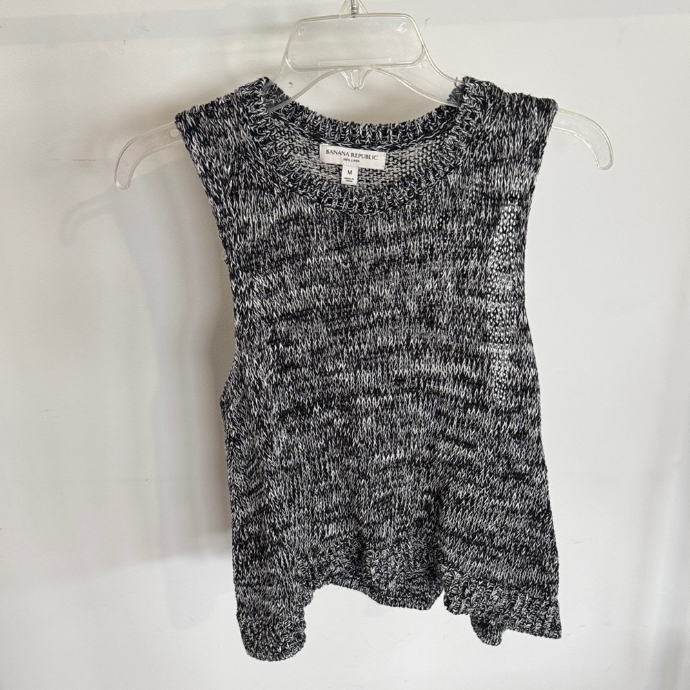 Banana Republic Monochrome Knit Tank Top